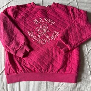 H&M Kids Happy Adventure Pink Sweatshirt